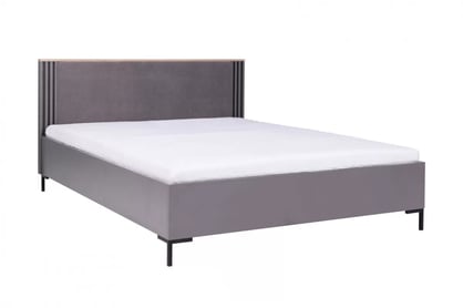 Manželská posteľ Allmo AL17 s úložným priestorom - 160x200 cm - antracit
