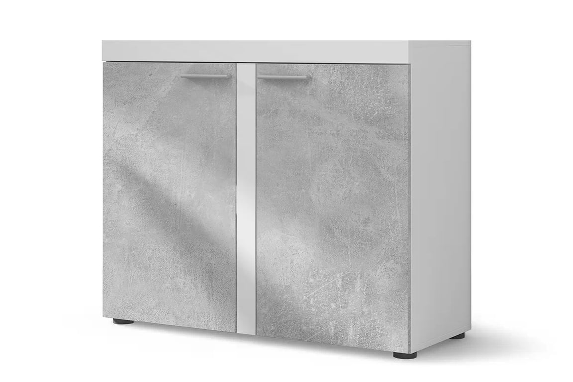 Comoda Luiza 2F - beton deschis Comoda Rumba 2F - Beton clar