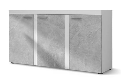 Comoda Luiza 3F - beton deschis