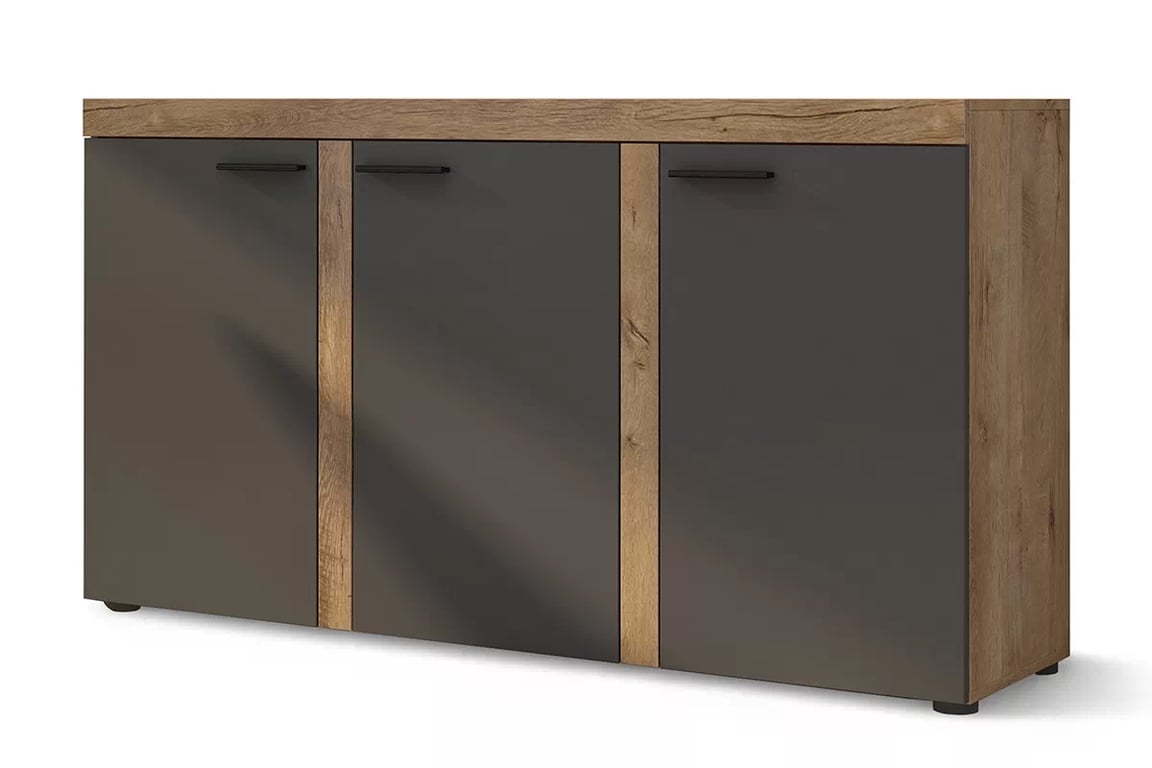 Comoda Luiza 3F - grafit Comoda Luiza 3F - Grafit