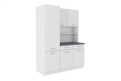 Kuchynská linka Mirana 1,5m - biely Laminát