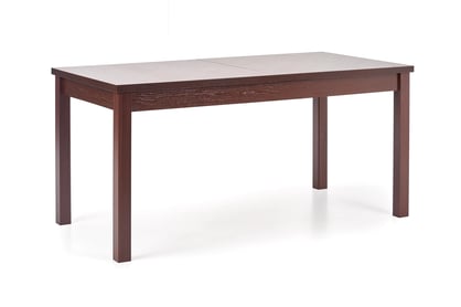 Rozkladací stôl MAURYCY 118 -158x75 cm - tmavý orech