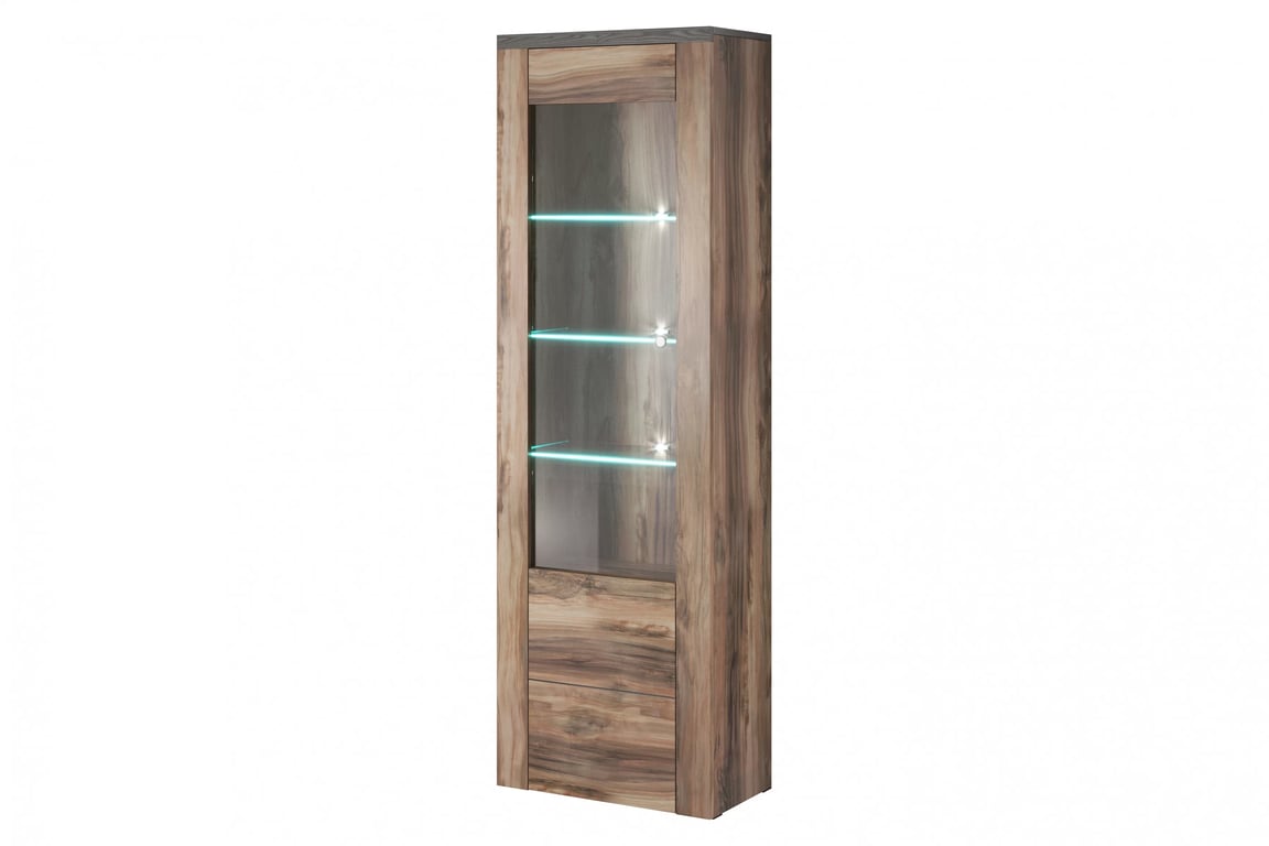 Obývacia stena do obývačky Larona 10 - Satin nussbaum/touchwood Obývacia stena do obývacej izby Larona 10 - satin nussbaum / touchwood