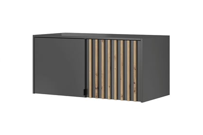 Suprapozabil pentru dulap Neria 105 cm - grafit / stejar artisan