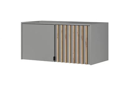 Suprapozabil pentru dulap Neria 105 cm - gri / stejar artisan