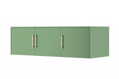 Nadstavec do skrine Bali 147 cm - fľaškovo zelená