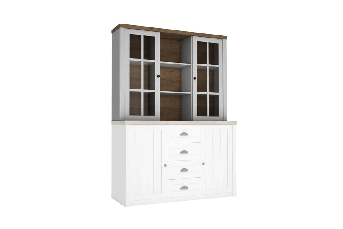Nadstavec do Komody Prowansja 130 cm - Borovica andersen Nadstavec W2D z komoda K4S Prowansja - Borovica Andersen