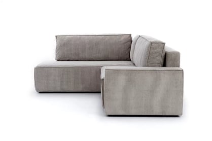 Rozkládací rohová sedací souprava Flabio L levá - béžová Lincoln 83 Rohová sedací souprava Flabio L