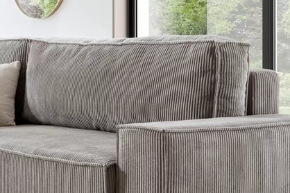 Rozkládací rohová sedací souprava Flabio L levá - béžová Lincoln 83 Rohová sedací souprava Flabio L polštáře