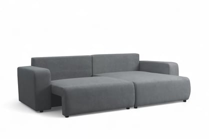 Colțar extensibil Avia L universal - gri stofă boucle Gerra 70 Naroznik Avia Maxi z funkcja de dormit uniwersalny prawo/stânga - gri boucle Gerra 70