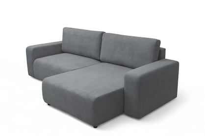 Colțar extensibil Avia L universal - gri stofă boucle Gerra 70 Naroznik Avia Maxi z funkcja de dormit uniwersalny prawo/stânga - gri boucle Gerra 70