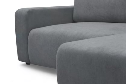 Colțar extensibil Avia L universal - gri stofă boucle Gerra 70 Naroznik Avia Maxi z funkcja de dormit uniwersalny prawo/stânga - gri boucle Gerra 70