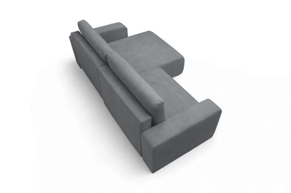 Colțar extensibil Avia L universal - gri stofă boucle Gerra 70 Naroznik Avia Maxi z funkcja de dormit uniwersalny prawo/stânga - gri boucle Gerra 70