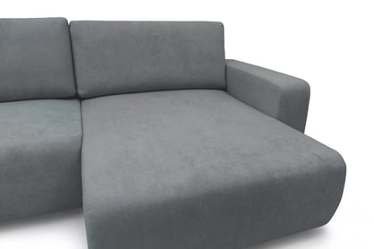 Colțar extensibil Avia L universal - gri stofă boucle Gerra 70 Naroznik Avia Maxi z funkcja de dormit uniwersalny prawo/stânga - gri boucle Gerra 70