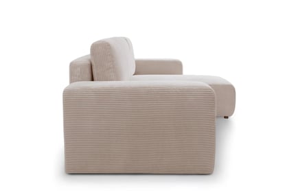Colțar extensibil Avia Mini universal - bej catifea reiată Anafi 22 Naroznik Avia Mini z funkcja de dormit uniwersalny prawo/stânga - bej catifea Anafi 22 