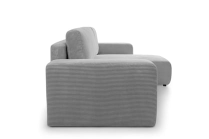 Colțar extensibil Avia Mini universal - gri catifea reiată Lincoln 86 Naroznik Avia Mini z funkcja de dormit uniwersalny prawo/stânga - gri catifea Lincoln 86