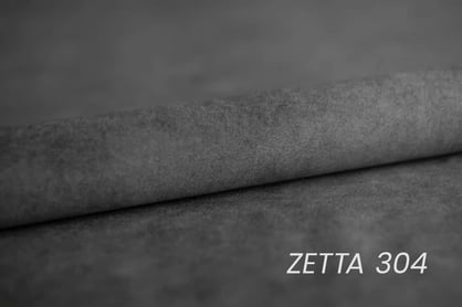 Rozkladacia rohová sedacia súprava Modeno L pravá - grafitový ľahkočistiaci zamat Zetta 304 Rohová sedacia súprava do obývacej izby Modeno L pravá strana - šedý welwet ľahkočistiaci Zetta 304