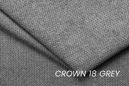 Colțar Zastia pe partea stângă - gri Crown 18 Colțar pentru camera de zi Zastia stânga - gri împletitură Crown 18