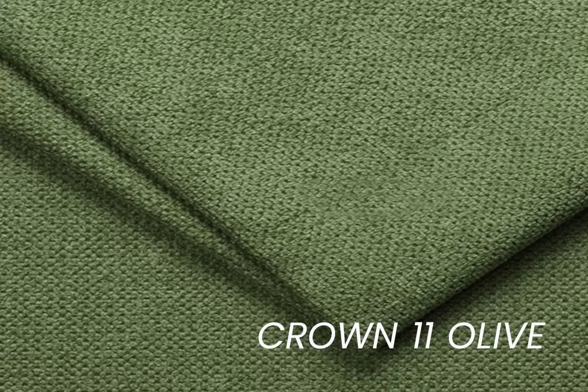 Colțar Zastia pe partea stângă - Crown 11 Olive Colțar pentru camera de zi Zastia stânga - zielona împletitură Crown 11