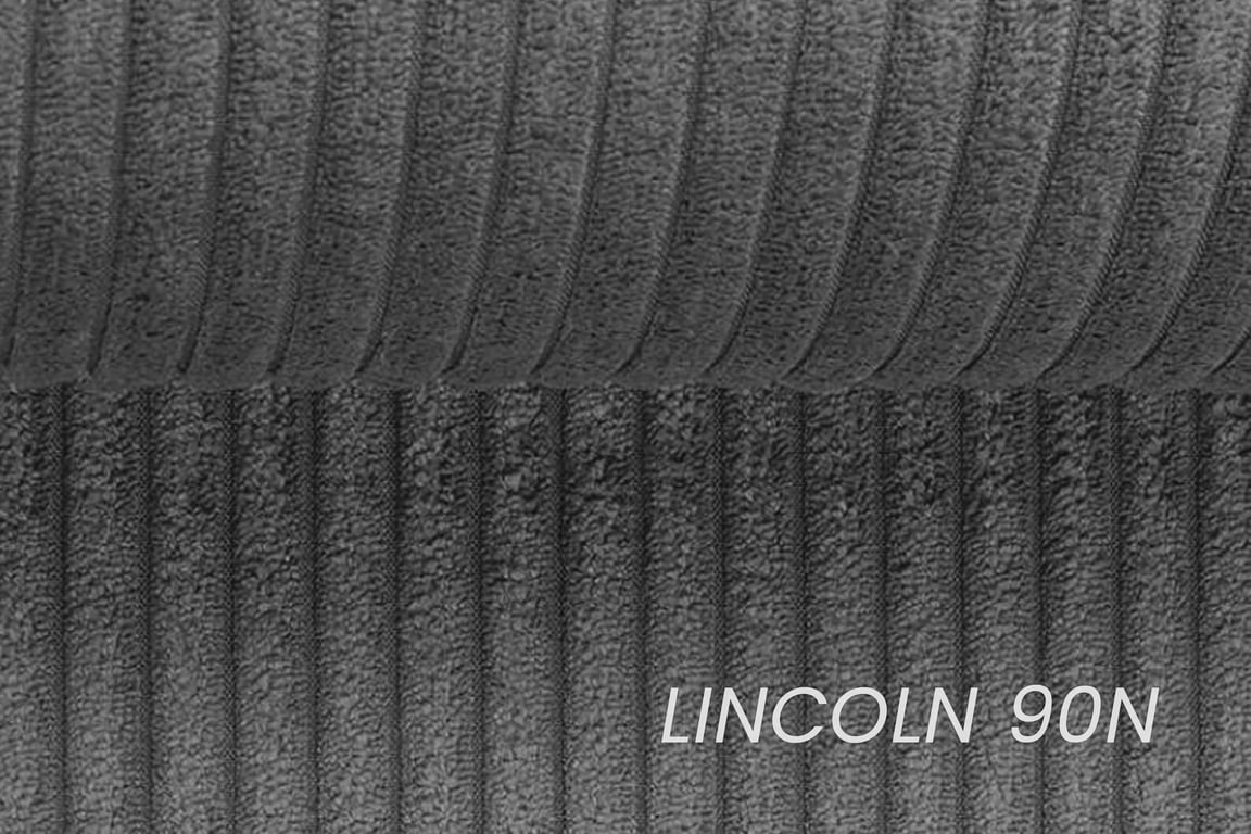 Laveris sarokkinyitható kanapé, univerzális állású - grafitszürke Lincoln 90 kordbársony Naroznik Laveris rozkladany uniwersalny prawo/bal oldali - grafitszürke Kordbársony Lincoln 90