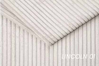 Laveris sarokkinyitható kanapé, univerzális állású - krém színű Lincoln 01 kordbársony Naroznik Laveris rozkladany uniwersalny prawo/bal oldali - kremowy Kordbársony Lincoln 01 