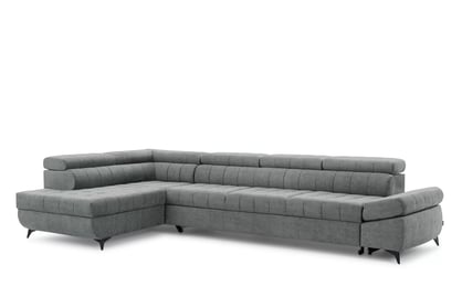 Colțar cu funcție de dormit Valoris Maxi stânga - gri șenil Perfect Harmony 85