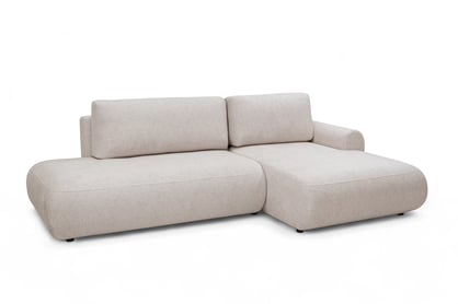  Colțar extensibil Lotulis L dreapta - țesătură hidrofobă crem Blur 01