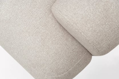 Colțar extensibil cu funcție de dormit Lotulis Mini stânga - crem material hidrofob Blur 01 Naroznik Lotulis Mini z funkcja de dormit stânga - kremowa Produse tricotate hydrofobowa Blur 01 
