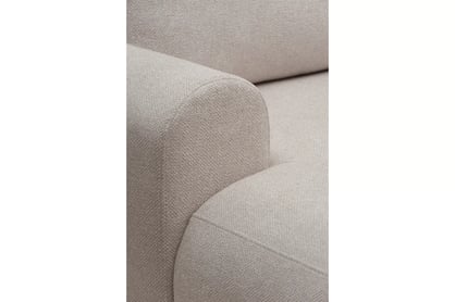 Colțar extensibil cu funcție de dormit Lotulis Mini stânga - crem material hidrofob Blur 01 Naroznik Lotulis Mini z funkcja de dormit stânga - kremowa Produse tricotate hydrofobowa Blur 01 