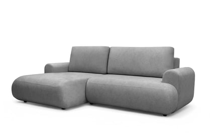Colțar extensibil cu funcție de dormit Lotulis Mini stânga - gri material hidrofob Blur 18