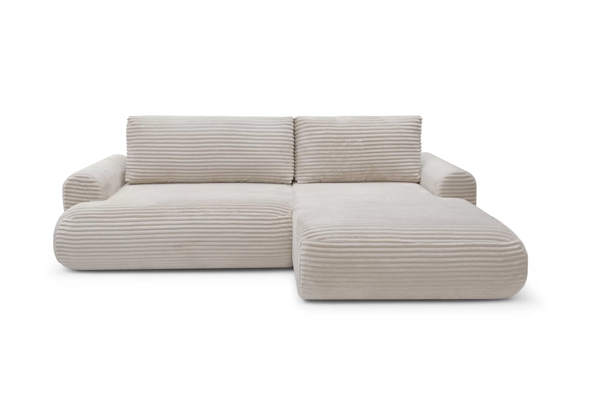 Colțar extensibil cu funcție de dormit Lotulis Mini dreapta - crem plus Tilia 03 Naroznik Lotulis Mini z funkcja de dormit pe partea dreaptă - cremă plusz Tilia 03