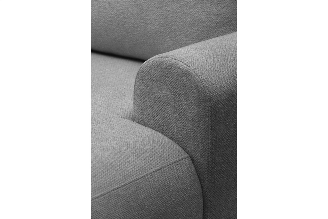 Colțar extensibil cu funcție de dormit Lotulis Mini dreapta - gri material hidrofob Blur 18 Naroznik Lotulis Mini z funkcja de dormit pe partea dreaptă - gri Produse tricotate hydrofobowa Blur 18