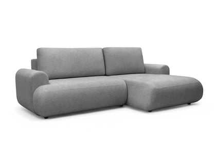 Colțar extensibil cu funcție de dormit Lotulis Mini dreapta - gri material hidrofob Blur 18
