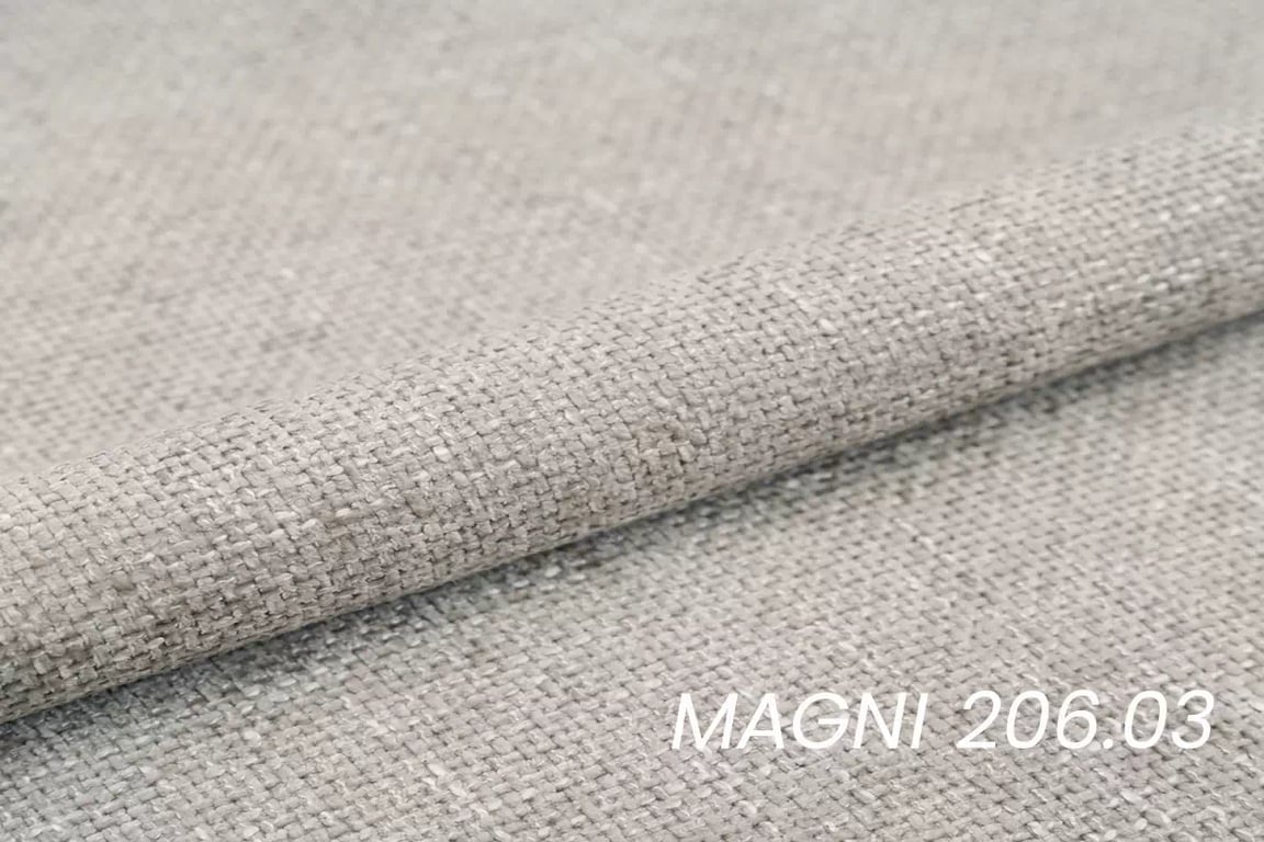 Magnis L kinyitható sarokkanapé, bal oldali - bézs szövet Magni 206-03 Naroznik Magnis L z funkcja spania bal oldali - bezowa plecionka Magni 206-03