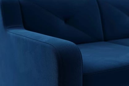 Colţar Laksaro dreapta extensibilă - albastru catifea Trinity 31 Canapea pe partea dreaptă extensibila Laksaro - albastru catifea Trinity 31