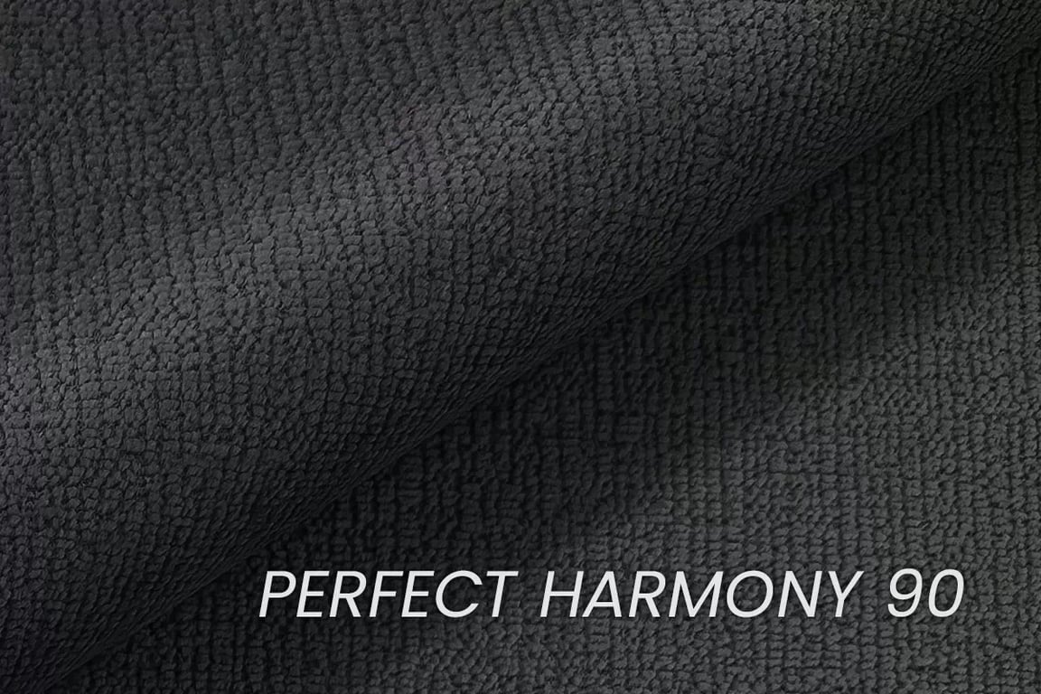 Valoris L jobb oldali kinyitható sarokkanapé - grafitszürke szövet Perfect Harmony 90 Naroznik jobb oldali Valoris L z funkcja spania - grafitszürke chenille Perfect Harmony 90