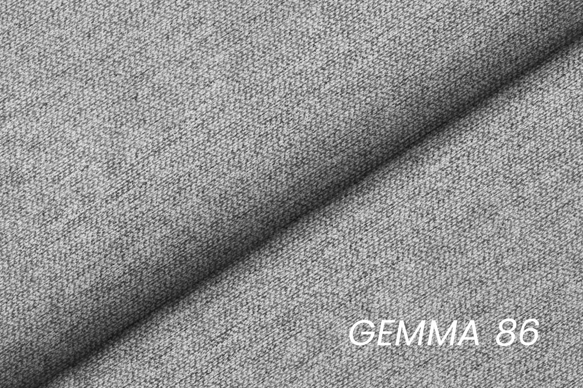 Romano L alakú kinyitható sarokkanapé, univerzális állású - szürke Gemma 86 szövethatás / bükk lábak Naroznik Romano L rozkladany uniwersalny prawo/bal oldali - szürke plecionka Gemma 86