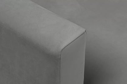 Nylion összecsukható sarokkanapé, tárolókkal - szürke Velúr Velluto 16 / fekete lábak Sarokkanapé rozkladany tárolokkal Nylion - szürke Velúr Velluto 16, Lábak fekete