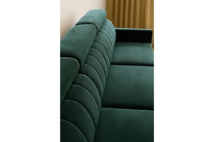 Colțar cu funcție de dormit Vario universal - verde catifea Bluvel 78 Naroznik Vario z funkcja de dormit uniwersalny prawo/stânga - verde catifea Bluvel 78