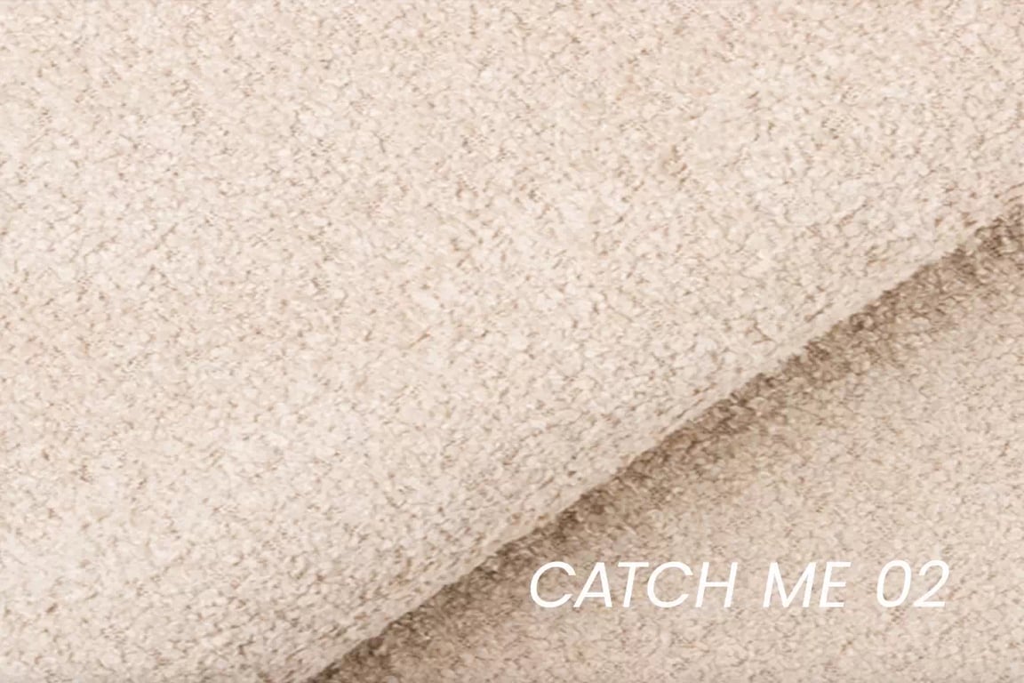 Colțar extensibil electric Magnelio U dreapta – bouclé bej Catch Me 02 Colțar z electric retractabil scaun i i funkcja de dormit Magnelio U pe partea dreaptă - bej boucle Catch Me 02