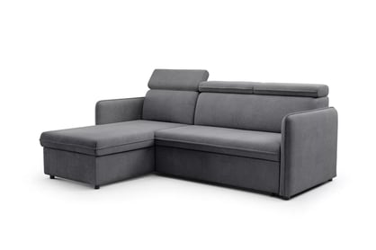 Colțar extensibil universal Barcelia Mini stânga/dreapta - gri catifea Anafi 03