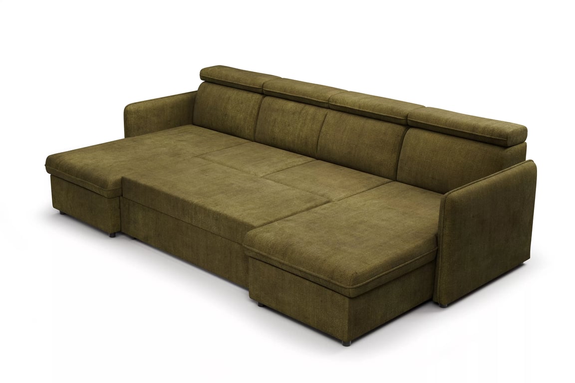 Colţar Barcelia U extensibil - țesătură de acoperire Enjoy New 41 Colțar extensibila Barcelia U - zielona țesătură de acoperire hydrofobowa Enjoy New 41