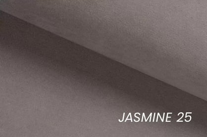 Rozkladacia rohová sedačka Laksaro ľavá - tmavobéžový zamat Jasmine 25 Rohová sedacia súprava s funkciou spánku Laksaro Ľavá strana - jasno Hnedý velúr Jasmine 25