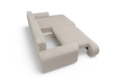 Colțar extensibil cu funcție de dormit Lotulis Mini dreapta - crem plus Tilia 03 Naroznik z funkcja de dormit Lotulis Mini pe partea dreaptă - cremă plusz Tilia 03