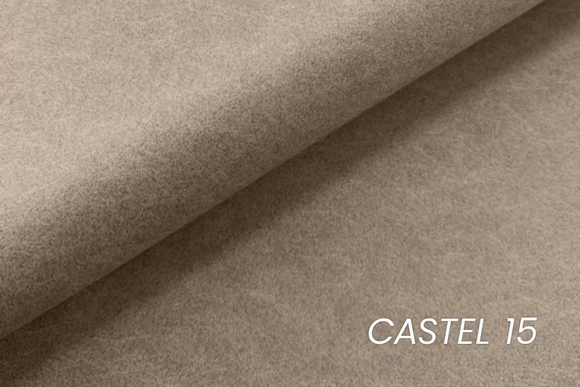 Colțar Zalia extensibil, pe partea stângă - bej Castel 15 Colțar cu funcție de dormit Zalia stânga - bej welwet latwoczyszczacy Castel 15