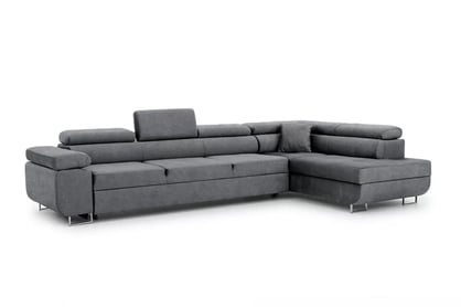 Colțar extensibil Annabelle Maxi - picioare cromate