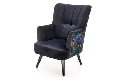 Dizajnové kreslo PAGONI - čierna