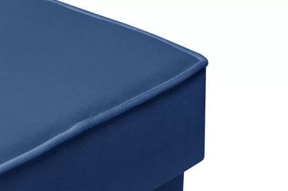 Podnožka křesla ušák Vilano - tmavě modrý samet Velluto 25 / nohy venge Podnožka do fotela Ušák Vilano - tmavě modrý samet Velluto 25 / Nohy Venge