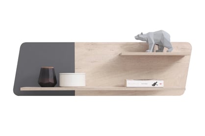 Ciljo fali polc 110 cm - tölgy / antracit