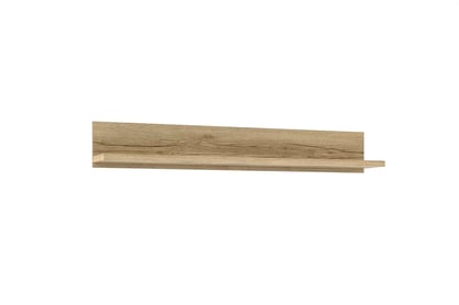 Polica závesná Olin 02 - 147 cm - Dub grand prírodné - Koncovka Série 